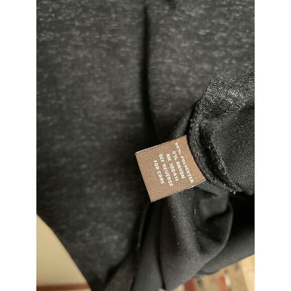 Adrienne Vittadini Womens Tunic Long Sleeve Mini Dress Black Mable Sz 8 - Picture 5 of 9